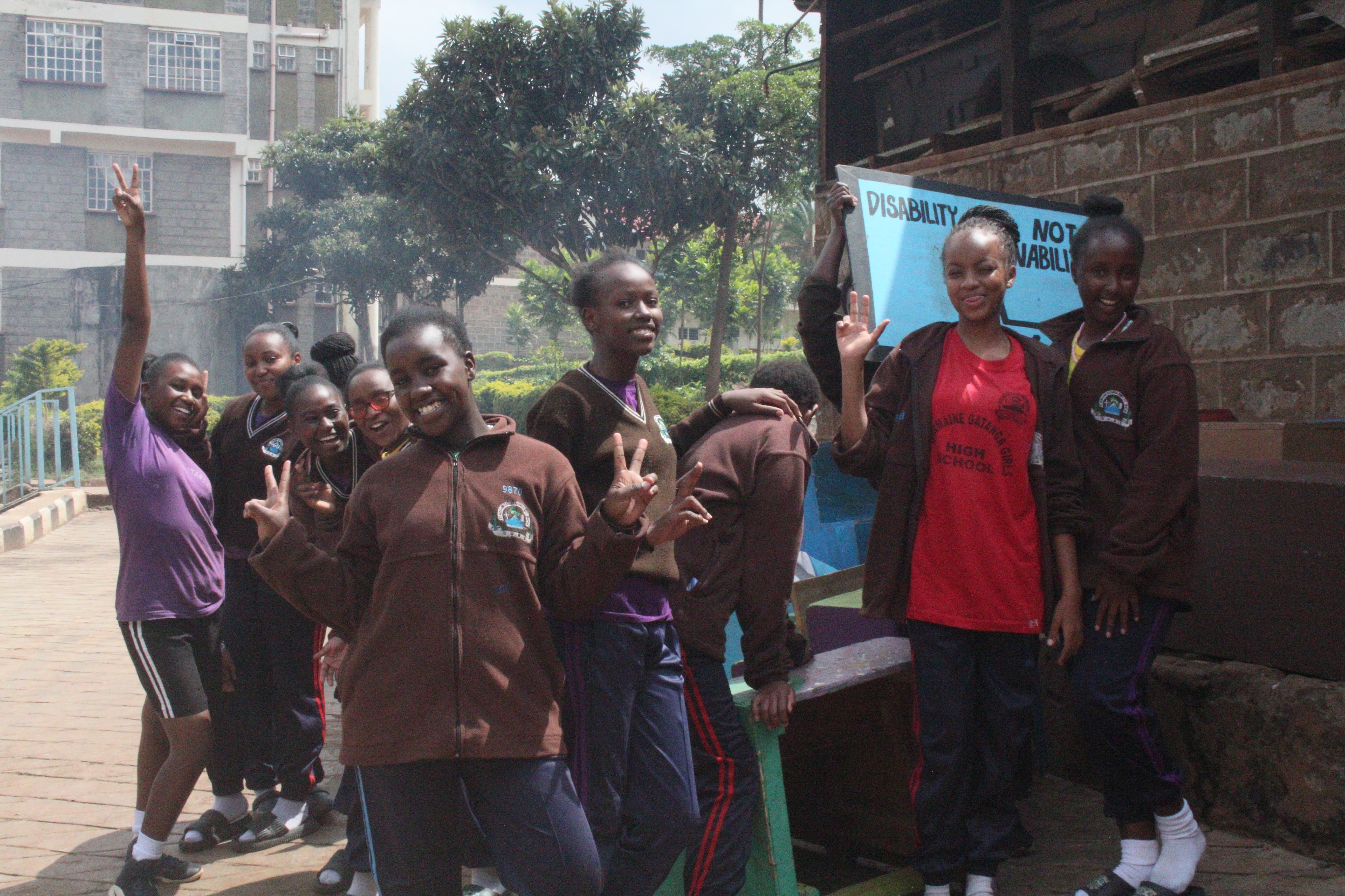 Students resting between classes