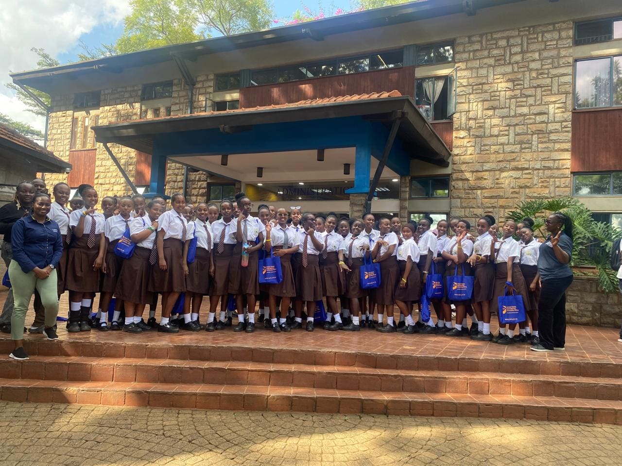 Students interacting